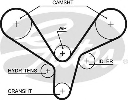GATES 5636XS Ремень ГРМ для HYUNDAI AZERA (Хендай Азэра) GATES 5636XS Ремень ГРМ для HYUNDAI AZERA (Хендай Азэра)