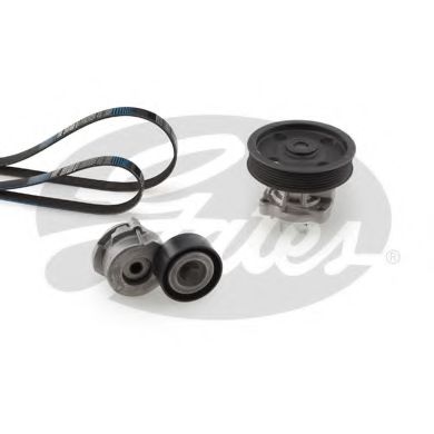 GATES KP36PK1320 Водяной насос + комплект ручейковых ремней для FIAT LINEA (Фиат Линэа)
