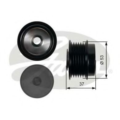GATES OAP7015 Механизм свободного хода генератора для DODGE CARAVAN (Додж Караван) GATES OAP7015 Механизм свободного хода генератора для DODGE CARAVAN (Додж Караван)