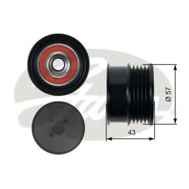 GATES OAP7088 Механизм свободного хода генератора для OPEL ASTRA H GTC (Опель Астра н гтс) GATES OAP7088 Механизм свободного хода генератора для OPEL ASTRA H GTC (Опель Астра н гтс)