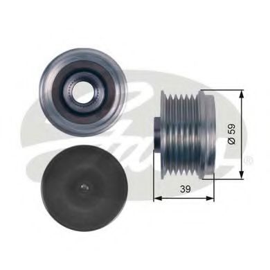 GATES OAP7113 Механизм свободного хода генератора для OPEL CORSA D (Опель Корса д) GATES OAP7113 Механизм свободного хода генератора для OPEL CORSA D (Опель Корса д)