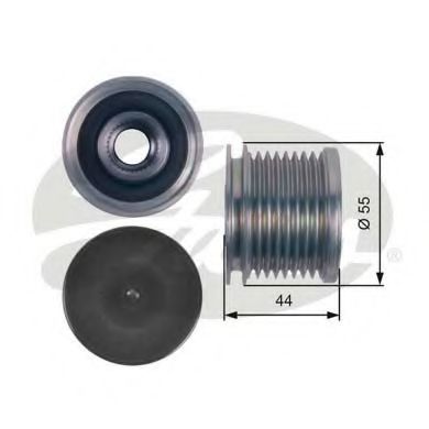 GATES OAP7120 Механизм свободного хода генератора для MERCEDES-BENZ GL-CLASS (Мэрcэдэс-бэнз Жл класс) GATES OAP7120 Механизм свободного хода генератора для MERCEDES-BENZ GL-CLASS (Мэрcэдэс-бэнз Жл класс)