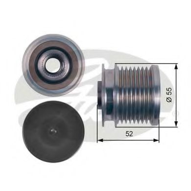 GATES OAP7123 Механизм свободного хода генератора для MERCEDES-BENZ GL-CLASS (Мэрcэдэс-бэнз Жл класс) GATES OAP7123 Механизм свободного хода генератора для MERCEDES-BENZ GL-CLASS (Мэрcэдэс-бэнз Жл класс)