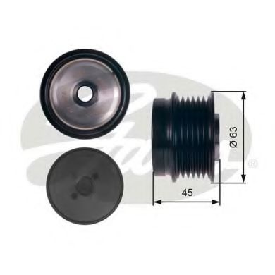 GATES OAP7141 Механизм свободного хода генератора для JEEP LIBERTY (Джип Либэртъ) GATES OAP7141 Механизм свободного хода генератора для JEEP LIBERTY (Джип Либэртъ)