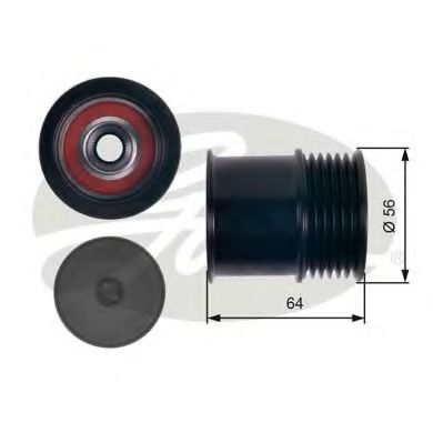 GATES OAP7151 Механизм свободного хода генератора для SAAB 900 II (Сааб 900 2) GATES OAP7151 Механизм свободного хода генератора для SAAB 900 II (Сааб 900 2)