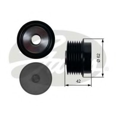 GATES OAP7152 Механизм свободного хода генератора для TOYOTA AURIS ING SPORTS (Тойота/тоета Аурис спорт) GATES OAP7152 Механизм свободного хода генератора для TOYOTA AURIS ING SPORTS (Тойота/тоета Аурис спорт)