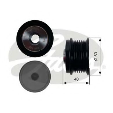 GATES OAP7154 Механизм свободного хода генератора для VOLVO C30 (Вольво C30) GATES OAP7154 Механизм свободного хода генератора для VOLVO C30 (Вольво C30)