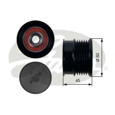 GATES OAP7156 Механизм свободного хода генератора для SAAB (Сааб) GATES OAP7156 Механизм свободного хода генератора для SAAB (Сааб)