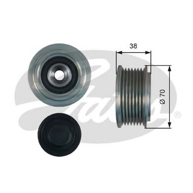 GATES OAP7184 Механизм свободного хода генератора для HONDA CIVIC IX (Хонда Цивик 9) GATES OAP7184 Механизм свободного хода генератора для HONDA CIVIC IX (Хонда Цивик 9)