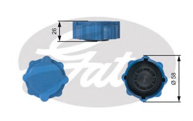 GATES RC214 Крышка, резервуар охлаждающей жидкости для SKODA FELICIA I (Шкода Фелиция 1) GATES RC214 Крышка, резервуар охлаждающей жидкости для SKODA FELICIA I (Шкода Фелиция 1)