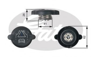 GATES RC219 Крышка, резервуар охлаждающей жидкости для CITROËN AX (CитроËн Аx) GATES RC219 Крышка, резервуар охлаждающей жидкости для CITROËN AX (CитроËн Аx)