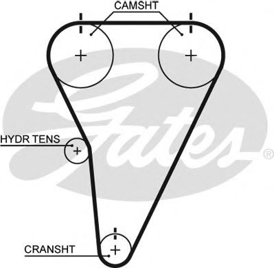 GATES T215 Ремень ГРМ для TOYOTA MARK II (Тойота/тоета Марк 2) GATES T215 Ремень ГРМ для TOYOTA MARK II (Тойота/тоета Марк 2)