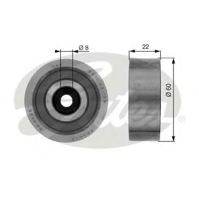 GATES T36040 Паразитный ведущий ролик, поликлиновой ремень для RENAULT SAFRANE (Рено Сафранэ) GATES T36040 Паразитный ведущий ролик, поликлиновой ремень для RENAULT SAFRANE (Рено Сафранэ)