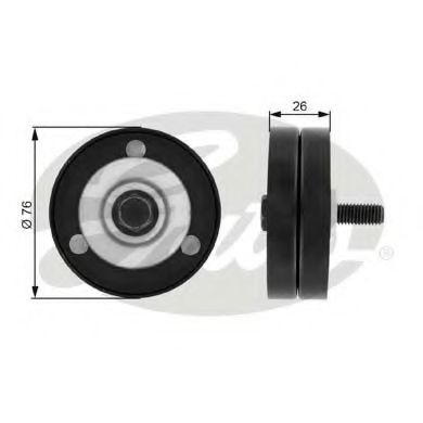 GATES T36182 Паразитный ведущий ролик, поликлиновой ремень для OPEL ZAFIRA B (Опель Зафира б) GATES T36182 Паразитный ведущий ролик, поликлиновой ремень для OPEL ZAFIRA B (Опель Зафира б)
