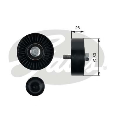 GATES T36367 Паразитный ведущий ролик, поликлиновой ремень для VOLVO S80 II (Вольво S80 2) GATES T36367 Паразитный ведущий ролик, поликлиновой ремень для VOLVO S80 II (Вольво S80 2)