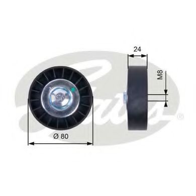 GATES T36397 Паразитный ведущий ролик, поликлиновой ремень для SAAB 900 II (Сааб 900 2) GATES T36397 Паразитный ведущий ролик, поликлиновой ремень для SAAB 900 II (Сааб 900 2)