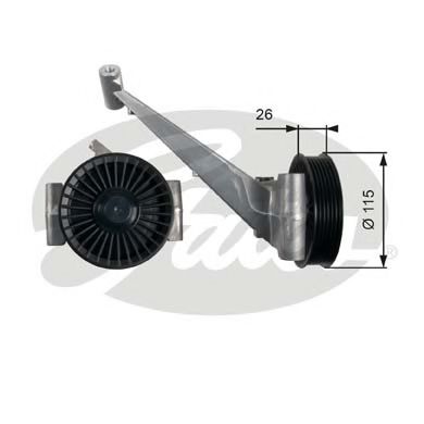 GATES T36463 Паразитный ведущий ролик, поликлиновой ремень для MERCEDES-BENZ SPRINTER 4,6-T (Мэрcэдэс-бэнз Спринтэр 4,6-т) GATES T36463 Паразитный ведущий ролик, поликлиновой ремень для MERCEDES-BENZ SPRINTER 4,6-T (Мэрcэдэс-бэнз Спринтэр 4,6-т)