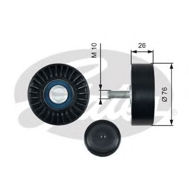 GATES T36485 Паразитный ведущий ролик, поликлиновой ремень для SEAT ALTEA (Сеат Алтэа) GATES T36485 Паразитный ведущий ролик, поликлиновой ремень для SEAT ALTEA (Сеат Алтэа)