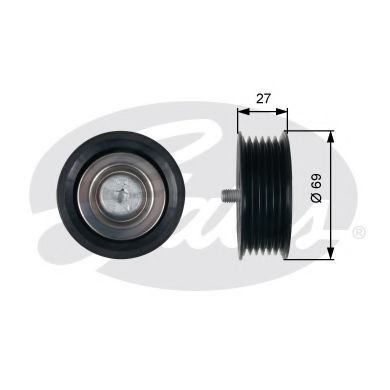 GATES T36487 Паразитный ведущий ролик, поликлиновой ремень для MERCEDES-BENZ SPRINTER 4,6-T (Мэрcэдэс-бэнз Спринтэр 4,6-т) GATES T36487 Паразитный ведущий ролик, поликлиновой ремень для MERCEDES-BENZ SPRINTER 4,6-T (Мэрcэдэс-бэнз Спринтэр 4,6-т)