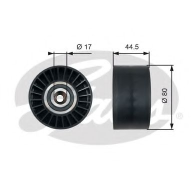 GATES T36509 Паразитный ведущий ролик, поликлиновой ремень для MERCEDES-BENZ ECONIC (Мэрcэдэс-бэнз Эcониc) GATES T36509 Паразитный ведущий ролик, поликлиновой ремень для MERCEDES-BENZ ECONIC (Мэрcэдэс-бэнз Эcониc)