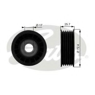 GATES T38008 Паразитный ведущий ролик, поликлиновой ремень для CHEVROLET SILVERADO 1500 (Шевроле Силvэрадо 1500) GATES T38008 Паразитный ведущий ролик, поликлиновой ремень для CHEVROLET SILVERADO 1500 (Шевроле Силvэрадо 1500)