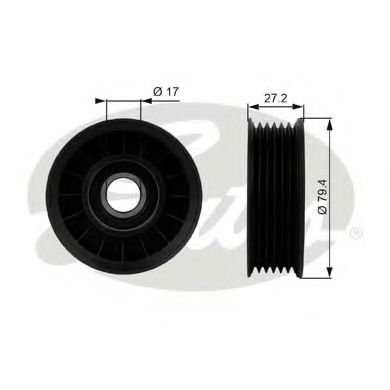 GATES T38009 Паразитный ведущий ролик, поликлиновой ремень для CHEVROLET SILVERADO 1500 (Шевроле Силvэрадо 1500) GATES T38009 Паразитный ведущий ролик, поликлиновой ремень для CHEVROLET SILVERADO 1500 (Шевроле Силvэрадо 1500)