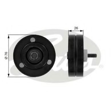 GATES T38060 Паразитный ведущий ролик, поликлиновой ремень для FORD ORION III (Форд Орион 3)