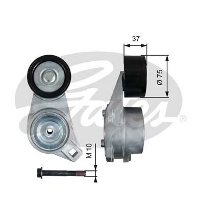 GATES T38547 Натяжитель ремня, клиновой зубча для VOLVO NH 12 (Вольво Нх 12) GATES T38547 Натяжитель ремня, клиновой зубча для VOLVO NH 12 (Вольво Нх 12)