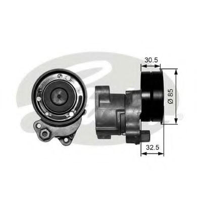 GATES T38572 Натяжитель ремня, клиновой зубча для DAF CF 85 (Даф Cф 85) GATES T38572 Натяжитель ремня, клиновой зубча для DAF CF 85 (Даф Cф 85)