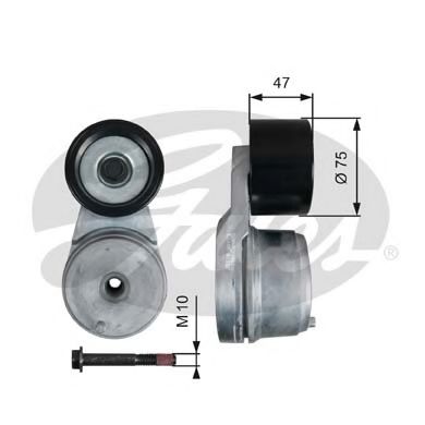 GATES T38576 Натяжитель ремня, клиновой зубча для IVECO EUROSTAR (Ивеко Эуростар) GATES T38576 Натяжитель ремня, клиновой зубча для IVECO EUROSTAR (Ивеко Эуростар)