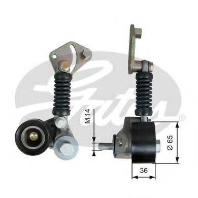 GATES T38603 Натяжитель ремня, клиновой зубча для MAN TGA (Ман Тга) GATES T38603 Натяжитель ремня, клиновой зубча для MAN TGA (Ман Тга)