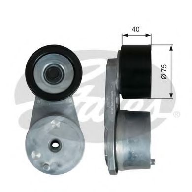 GATES T38607 Натяжитель ремня, клиновой зубча для VOLVO FM 9 (Вольво Фм 9) GATES T38607 Натяжитель ремня, клиновой зубча для VOLVO FM 9 (Вольво Фм 9)