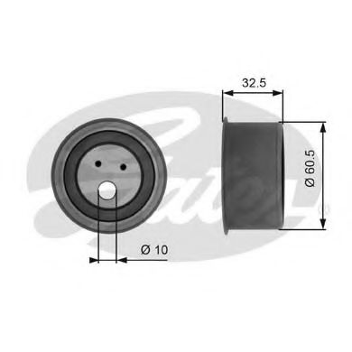 GATES T41054 Натяжной ролик, ремень ГРМ для MITSUBISHI COLT/RODEO (Митсубиши/митсубиси Cолт/родэо) GATES T41054 Натяжной ролик, ремень ГРМ для MITSUBISHI COLT/RODEO (Митсубиши/митсубиси Cолт/родэо)