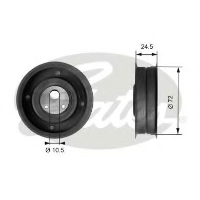 GATES T41079 Натяжной ролик, ремень ГРМ для VOLKSWAGEN PASSAT (Фольксваген Пассат) GATES T41079 Натяжной ролик, ремень ГРМ для VOLKSWAGEN PASSAT (Фольксваген Пассат)
