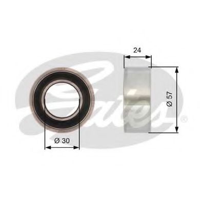 GATES T41121 Натяжной ролик, ремень ГРМ для FIAT TEMPRA (Фиат Тэмпра) GATES T41121 Натяжной ролик, ремень ГРМ для FIAT TEMPRA (Фиат Тэмпра)