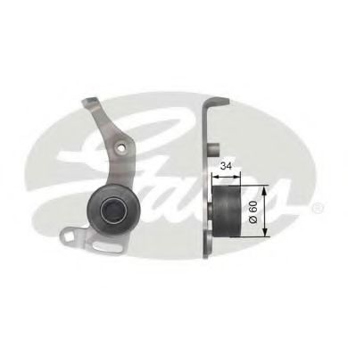 GATES T41138 Натяжной ролик, ремень ГРМ для CITROëN (Cитроëн) GATES T41138 Натяжной ролик, ремень ГРМ для CITROëN (Cитроëн)