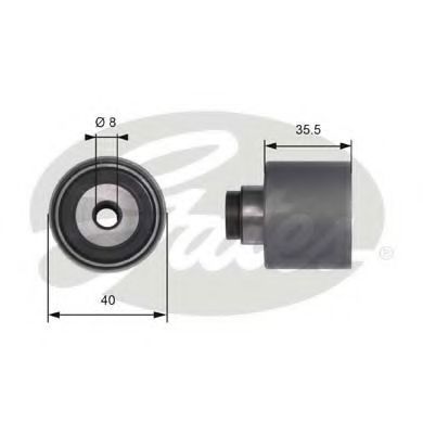 GATES T41229 Паразитный Ведущий ролик, зубчатый ремень для VOLKSWAGEN JETTA VI (Фольксваген Джетта 6) GATES T41229 Паразитный Ведущий ролик, зубчатый ремень для VOLKSWAGEN JETTA VI (Фольксваген Джетта 6)
