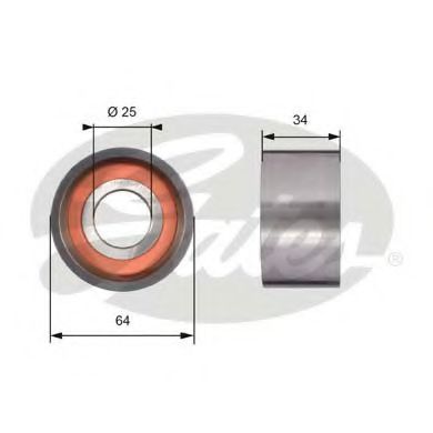 GATES T41234 Натяжной ролик, ремень ГРМ для FIAT SUPERBRAVO (Фиат Супербраvо) GATES T41234 Натяжной ролик, ремень ГРМ для FIAT SUPERBRAVO (Фиат Супербраvо)