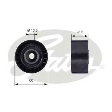 GATES T42036 Паразитный Ведущий ролик, зубчатый ремень для FORD MONDEO (Форд Мондэо) GATES T42036 Паразитный Ведущий ролик, зубчатый ремень для FORD MONDEO (Форд Мондэо)