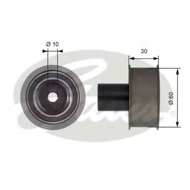 GATES T42136 Паразитный Ведущий ролик, зубчатый ремень для NISSAN PRIMERA (Ниссан Примера) GATES T42136 Паразитный Ведущий ролик, зубчатый ремень для NISSAN PRIMERA (Ниссан Примера)
