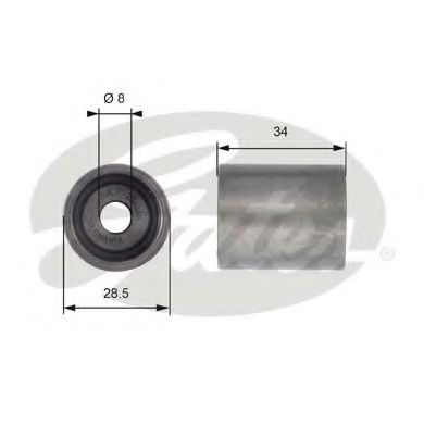 GATES T42139 Паразитный Ведущий ролик, зубчатый ремень для VOLKSWAGEN JETTA VI (Фольксваген Джетта 6) GATES T42139 Паразитный Ведущий ролик, зубчатый ремень для VOLKSWAGEN JETTA VI (Фольксваген Джетта 6)