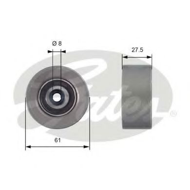 GATES T42151 Паразитный Ведущий ролик, зубчатый ремень для OPEL ASTRA H HATCH (Опель Астра н хэтчбек) GATES T42151 Паразитный Ведущий ролик, зубчатый ремень для OPEL ASTRA H HATCH (Опель Астра н хэтчбек)