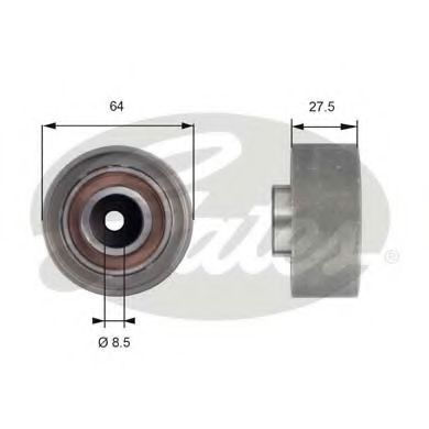 GATES T42157 Паразитный Ведущий ролик, зубчатый ремень для VOLVO 940 II (Вольво 940 2) GATES T42157 Паразитный Ведущий ролик, зубчатый ремень для VOLVO 940 II (Вольво 940 2)
