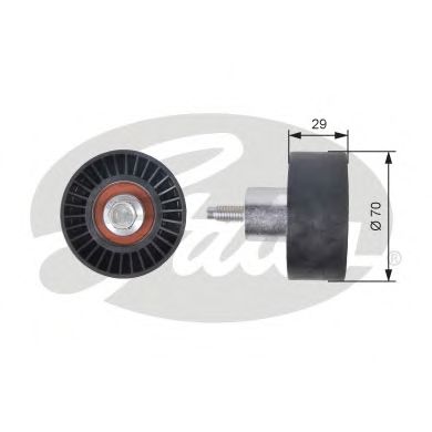GATES T42164 Паразитный Ведущий ролик, зубчатый ремень для FORD MONDEO II (Форд Мондео 2) GATES T42164 Паразитный Ведущий ролик, зубчатый ремень для FORD MONDEO II (Форд Мондео 2)
