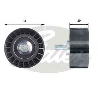 GATES T42170 Паразитный Ведущий ролик, зубчатый ремень для CHEVROLET AVEO (Шевроле Авео) GATES T42170 Паразитный Ведущий ролик, зубчатый ремень для CHEVROLET AVEO (Шевроле Авео)