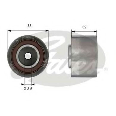 GATES T42179 Паразитный Ведущий ролик, зубчатый ремень для VOLVO C30 (Вольво C30) GATES T42179 Паразитный Ведущий ролик, зубчатый ремень для VOLVO C30 (Вольво C30)