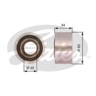 GATES T42187 Паразитный Ведущий ролик, зубчатый ремень для ROVER 45 (Ровер 45) GATES T42187 Паразитный Ведущий ролик, зубчатый ремень для ROVER 45 (Ровер 45)