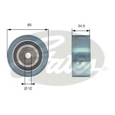 GATES T42193 Паразитный Ведущий ролик, зубчатый ремень для SKODA OCTAVIA (Шкода Октавия) GATES T42193 Паразитный Ведущий ролик, зубчатый ремень для SKODA OCTAVIA (Шкода Октавия)