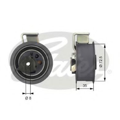 GATES T43019 Натяжной ролик, ремень ГРМ для VOLKSWAGEN (Фольксваген) GATES T43019 Натяжной ролик, ремень ГРМ для VOLKSWAGEN (Фольксваген)