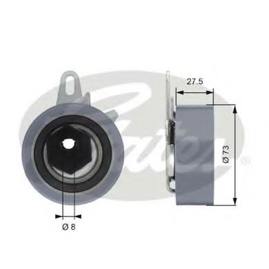 GATES T43054 Натяжной ролик, ремень ГРМ для VOLKSWAGEN T4 MULTIVAN (Фольксваген Т4 мултиvан) GATES T43054 Натяжной ролик, ремень ГРМ для VOLKSWAGEN T4 MULTIVAN (Фольксваген Т4 мултиvан)